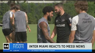 Inter Miami players react to Messi News