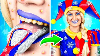 The Amazing Digital Circus! From Elsa Digital Circus Pomni Makeover! How to Become Pomni!