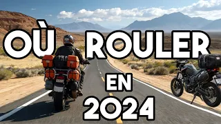 🏍️ OÙ partir en ROAD TRIP MOTO en 2024 ? ➕ de 10 idées 💡