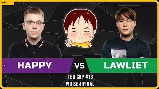 WC3 - TeD Cup 13 - WB Semifinal: [UD] Happy vs LawLiet [NE] (Ro 8 - Group A)