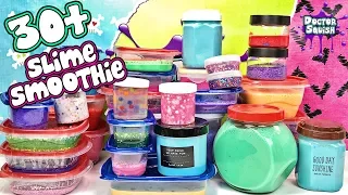 MIXING More Than 30 Jars of Slime In A Smoothie!