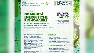 Convegno - Comunità Energetiche Rinnovabili: conoscere le opportunità per sfruttarle al meglio