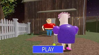 What if I Play as Grandpa in Grumpy Gran? Obby ROBLOX #roblox