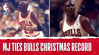 MJ Ties Bulls Christmas Record With 42 PTS | The Jordan Vault