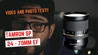 TAMRON SP 24 - 70mm G1 | VIDEO AND PHOTO TEST! | CANON M50 | REVIEW |