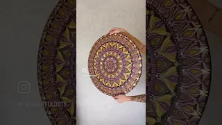 Pink & Yellow Sparkle Mandala ✨