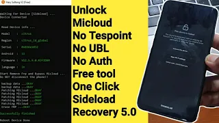 Free Micloud Unlock Tool via Mi Assistant. Especially for devices with Miui Recovery 5.0