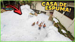 ENCHI A CASA INTEIRA DE ESPUMA E OLHA O QUE ACONTECEU! [ REZENDEEVIL ]