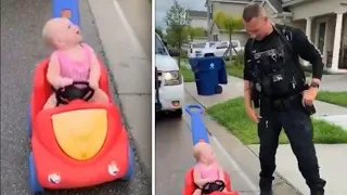 Too Cute: Cops Pull Over Toddlers