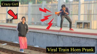 Update Viral Train Horn Prank 2021 || Best Of Train Horn Prank Reaction on Public...