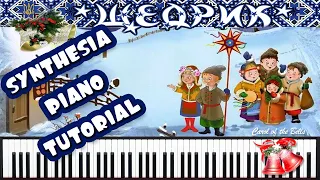 Щедрик (Carol of the bells) - synthesia piano tutorial