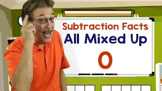 Subtraction Facts All Mixed Up 0 | Math Songs for Kids | Jack Hartmann