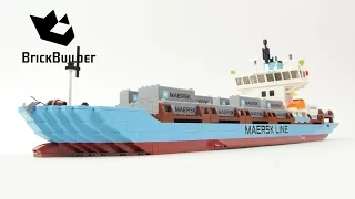 Lego Creator 10155 Maersk Line Container Ship - Lego Speed Build
