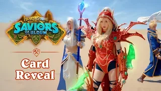 Live Action Card Reveal by AmazingLP | Hearthstone: Saviors of Uldum