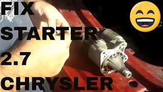 Replace Starter and/or Motor Mount On A Chrysler SEBRING/STRATUS 2.7