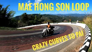 1,864 Crazy Curves on the Highway to Pai (Mae Hong Son Loop Scooter Trip, Thailand)