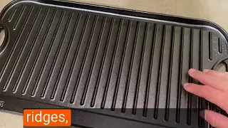 Honest review  Lodge Cast Iron Reversible Grill Griddle