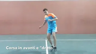 Il RISCALDAMENTO prima di una partita di PADEL