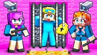 Trapped in a GIRLS ONLY Minecraft Prison!