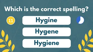 Spelling Quiz - Can You Score 100%? | Test #4