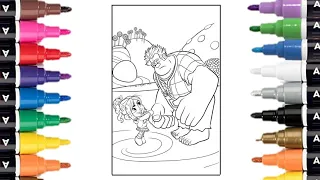 Wreck It Ralph Coloring Page - Ralph And Vanellope || Why Do I || Candyland (NCS Release)