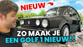 Zo maak je een Golf 1 nieuw!!