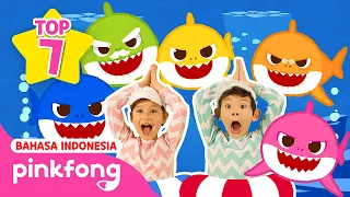 [TOP 7] Lagu Anak terpopuler | Kumpulan Lagu Baby Shark | Pinkfong Indonesia