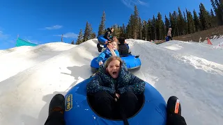 Tubing at Echo Mountain Colorado