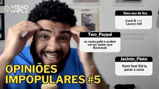 Opiniões IMPOPULARES SOBRE O RAP NACIONAL! #5