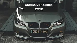 BMW E90 Gets M4 Style Headlights! (BLACKED-OUT)