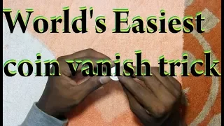 WORLD'S Easiest Coin Vanish - Tutorial || Magic Trick Revealed || bgTHIME