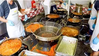 Traditional Italian Fried Food Mix. Street Food from Piedmont, Italy