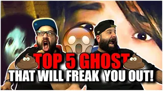 CACA NIGHT!! Top 5 SCARY Ghost Videos To FREAK You OUT *REACTION!!