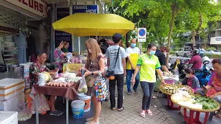 4K 🇹🇭 Walking through Sathorn Soi 11 in Bangkok, Thailand