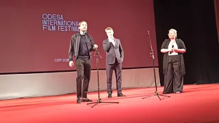 Daniel Brühl at OIFF2021 with Nebenan [q/a part2]
