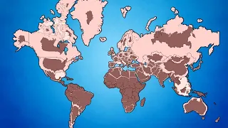 Wie groß sind Länder in Wirklichkeit (normale Karten sind falsch)