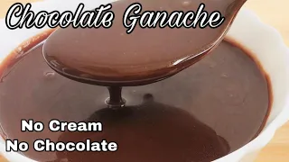 Chocolate Ganache recipe| Chocolate Ganache with Cocoa powder| Chocolate Sauce with Cocoa Powder