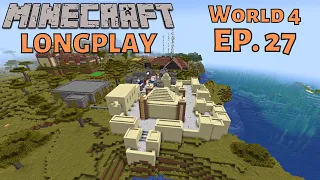 Minecraft Survival Longplay 1.19 - Episode 27 - Building The Market (No Commentary)