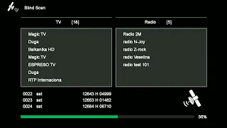 GTMEDIA V8 TURBO - FTA Blindscan Bulgariasat 1,9° East - 09.09.23