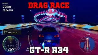 The Crew Motorfest - Nissan Skyline GT-R R34 - Drag Race Gameplay