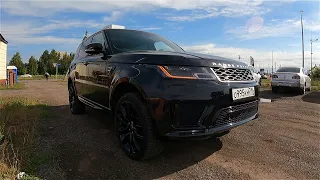 2018 Land Rover Range Rover Sport (L494) HSE 3.0L (249) (30DDTX).  Очень импозантный тест.