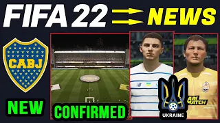 FIFA 22 NEWS & LEAKS | CONFIRMED Boca Juniors License, La Bombonera - NEW Real Faces & More