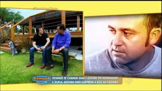 Giovani recebe Geraldo Luís e faz revelações da infância e da briga com Gian