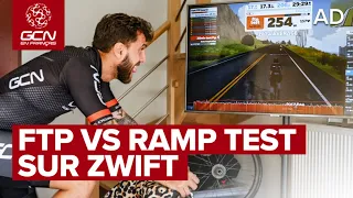 Quelles sont les différences entre un test FTP et un RAMP TEST sur Zwift ?
