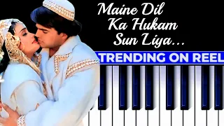 Dil ka hukum sun liya ✨ - Barsaat ki Raat 1998 on Piano