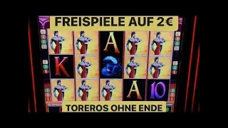 El Torero MEGA Freispiele auf 2€ 🤑 Ohne Ende TOREROS MERKUR MAGIE CASINO SPIELOTHEK