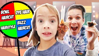 Spinning the WHEEL & DYEING or CUTTING our HAIR! Who got the MULLET?!