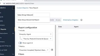 Analytics for Contact Center - Agent Interaction Reports