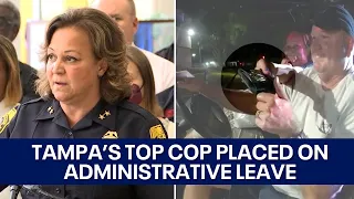 Florida police chief on administrative leave after flashing badge during traffic stop