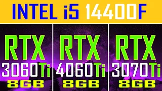 RTX RTX 3060Ti (8GB) vs RTX 4060Ti (8GB) vs RTX 3070Ti (8GB) || PC GAMES TEST ||